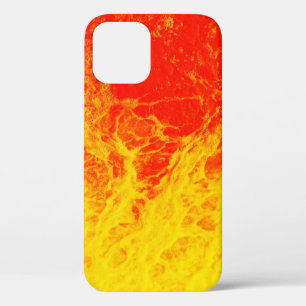 Burning red and yellow fire water Case-Mate iPhone 12 Case