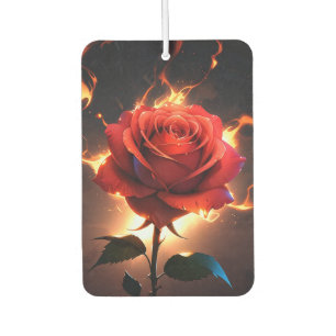 Burning Rose – Passion Meets Destruction in Striki Car Air Freshener