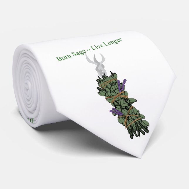 Burning Sage Thunder_Cove Tie (Rolled)