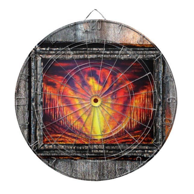Burning Sky Dartboard (Front)
