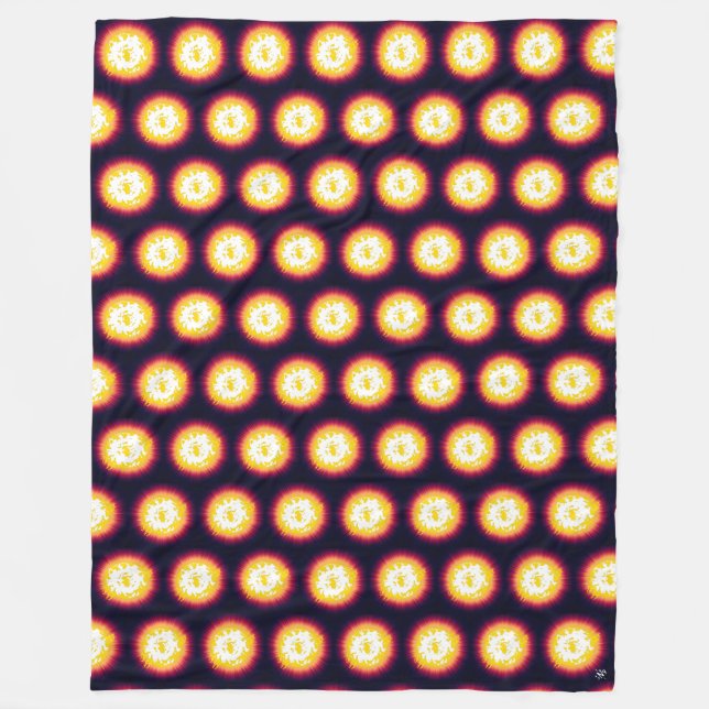 Burning star fleece blanket (Front)