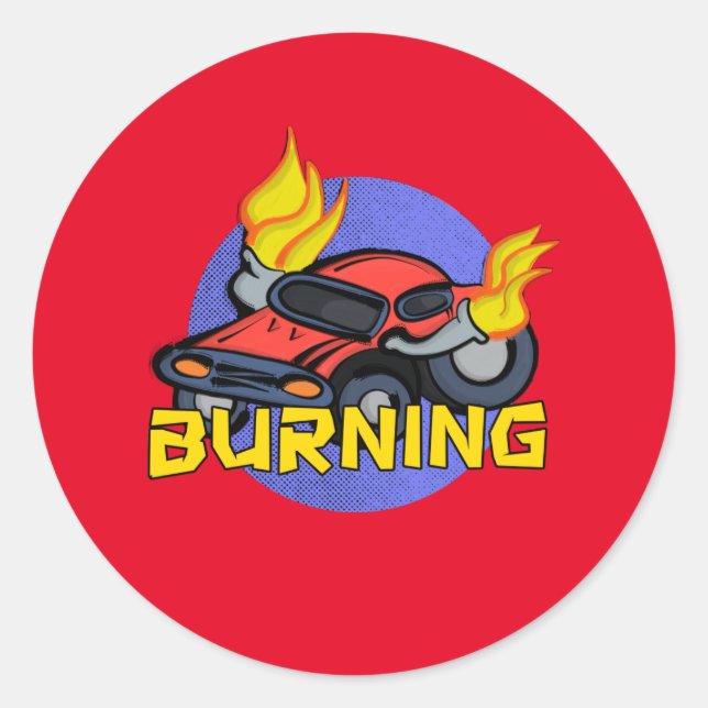 Burning Sticker (Front)