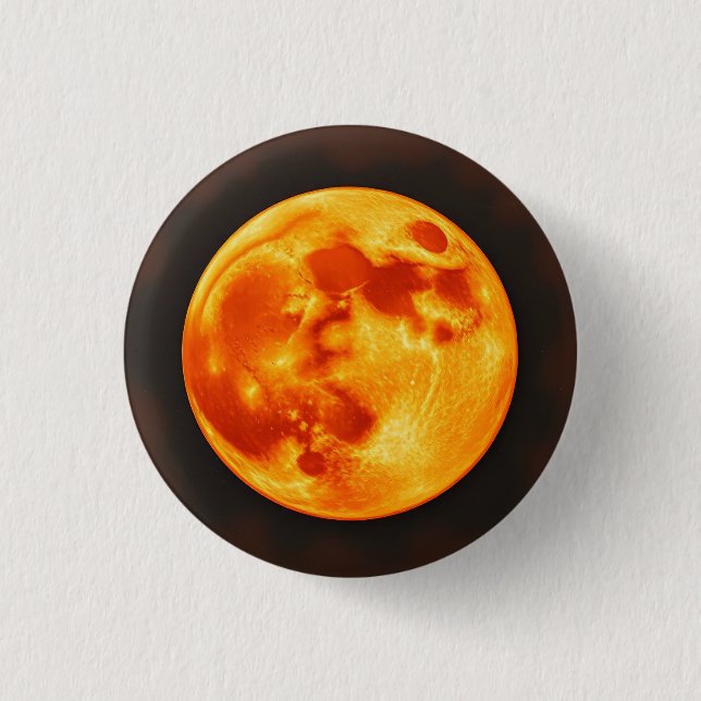 Burning Sun 3 Cm Round Badge (Front)