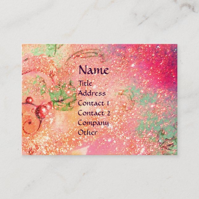 BURNING THE CARNIVAL / Theatre ,Dance and Music Business Card (Front)