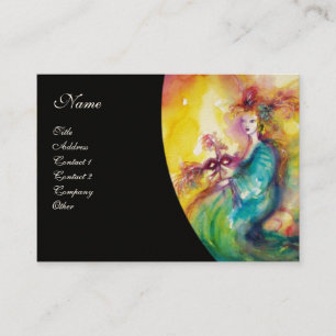 BURNING THE CARNIVAL / Theatre ,Dance and Music Business Card