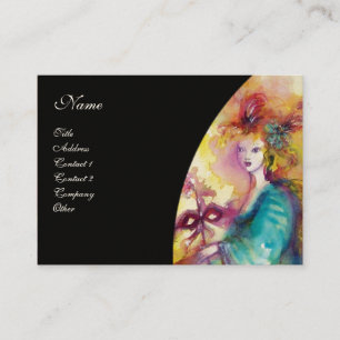 BURNING THE CARNIVAL / Theatre ,Dance and Music Business Card