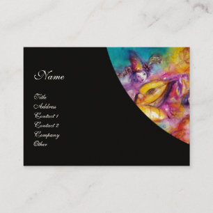 BURNING THE CARNIVAL / Theatre ,Dance and Music Business Card