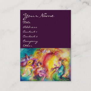 BURNING THE CARNIVAL / Theatre ,Dance and Music Business Card