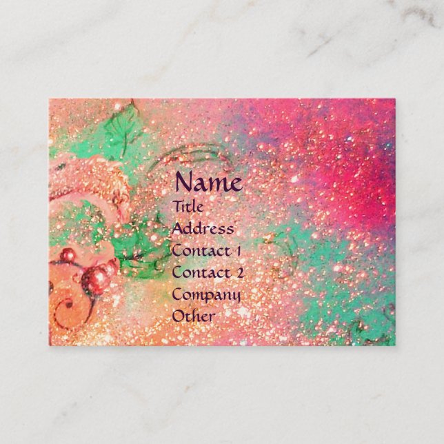 BURNING THE CARNIVAL / Theatre ,Dance and Music Business Card (Front)