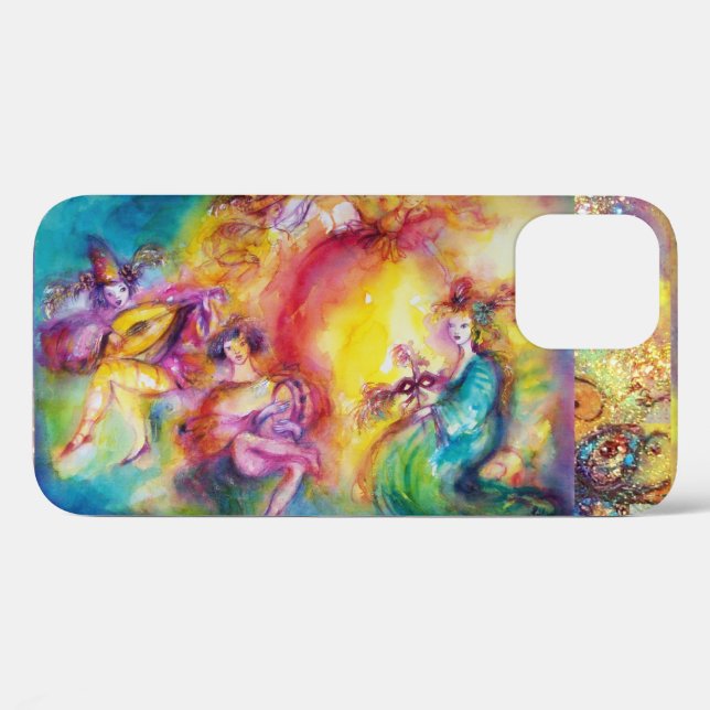 BURNING THE CARNIVAL / Venetian Masquerade Dance Case-Mate iPhone Case (Back (Horizontal))