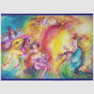 BURNING THE CARNIVAL Venetian Masquerade Dance Tissue Paper