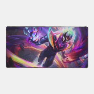 Burning Vengeance Gaming Desk Mat Flame Mousepad