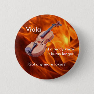 "Burning Viola" Button