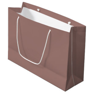 Burnished brown	 (solid colour)  large gift bag