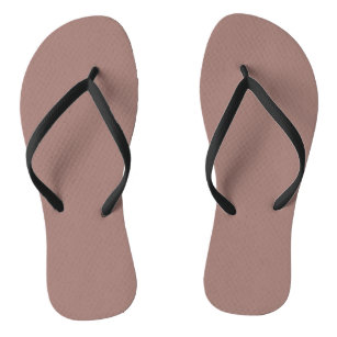 Burnished Brown Solid Colour Thongs