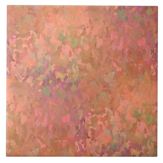 Burnished Copper Ceramic Tile (Front)