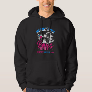 Burnouts Or Bows Gender Reveal Baby Party Announce Hoodie