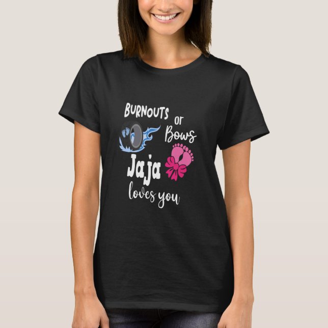 Burnouts or Bows Jaja Loves You Poland Polish Gran T-Shirt (Front)