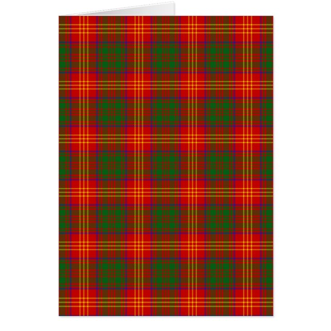 Burns Family Tartan Plaid (Front)
