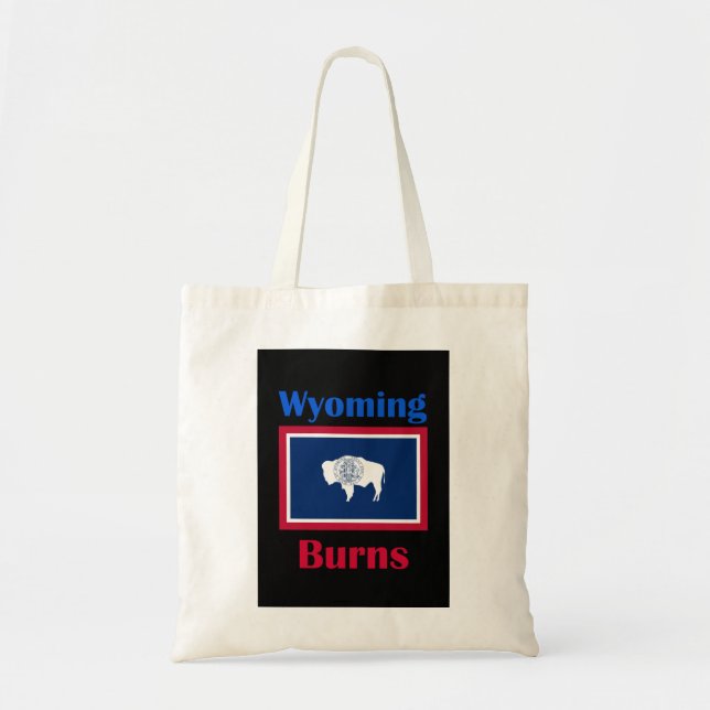 Burns Wyoming Tote Bag (Front)
