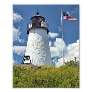 Burnt Island Lighthouse, Maine Photo Print