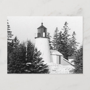 Burnt Island Lighthouse Postcard