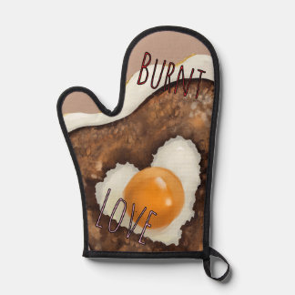 Burnt Love - Egg in a Hole (Toast!) Oven Mitt