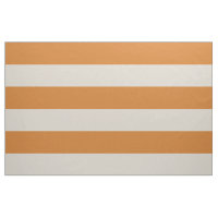 Burnt Orange and Beige Wide Stripes Large Scale