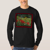 Burnt Orange Asiatic Lilies Garden Framed
