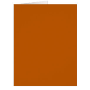 Burnt Orange BIG Greeting Card