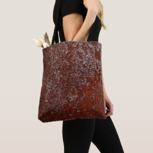 Burnt Orange Copper Rusted Metal Texture Tote Bag