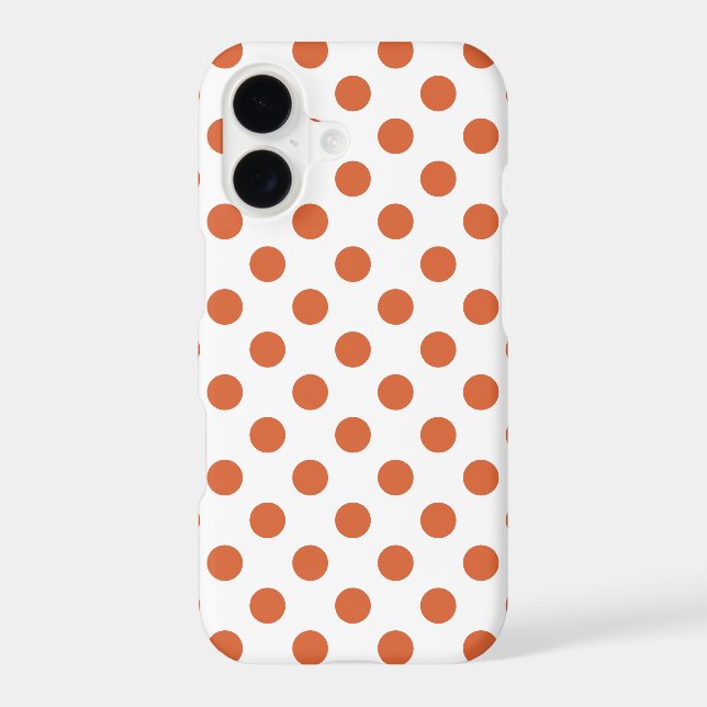 Burnt orange polka dots (Back)