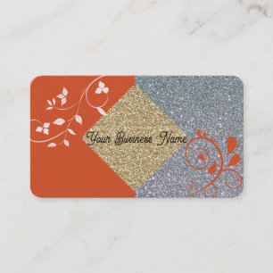 Burnt Orange Professional Business Cards