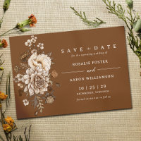 Burnt Orange Rust | Moody Fall Boho Wedding