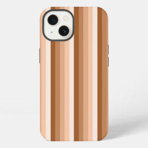 Burnt orange shadow stripes Case-Mate iPhone case
