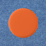 Burnt Orange Solid Color 3 Cm Round Badge<br><div class="desc">Burnt Orange Solid Color. This fiery and dynamic color is a vibrant orange with a hint of red. The color exudes warmth, similar to the glow of a setting sun or the heart of a roaring fire.It's a bold and attention-grabbing hue that evokes a sense of energy, enthusiasm, and excitement....</div>