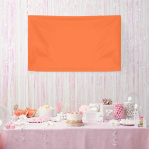 Burnt Orange Solid Colour Banner