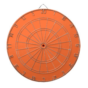 Burnt Orange Solid Colour Dartboard