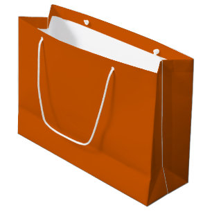 Burnt Orange (solid colour) Large Gift Bag