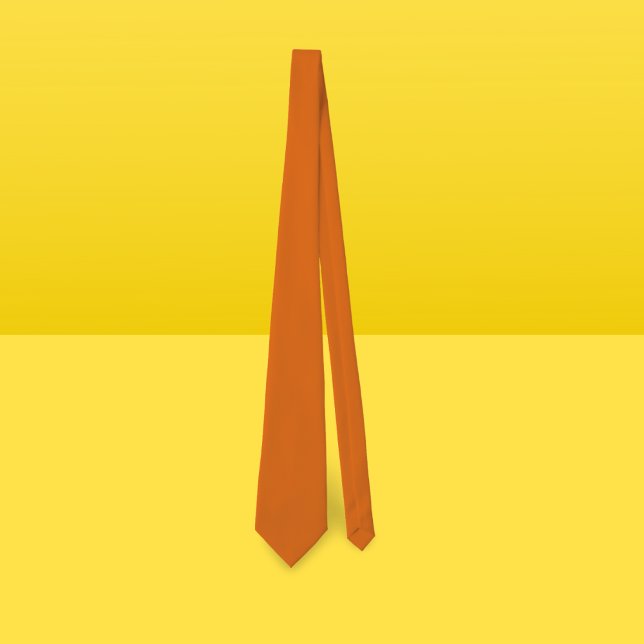 burnt orange solid colour no2 tie (Creator Uploaded)