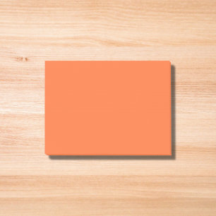Burnt Orange Solid Colour Post-it Notes