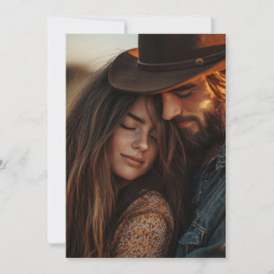 Burnt Orange String Lights Modern Script Save the Save The Date