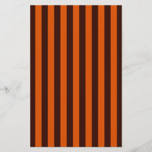 Burnt Orange Stripes Retro Style Customise This! Flyer