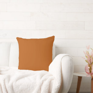 Burnt Orange Terracotta Solid Colour Cushion