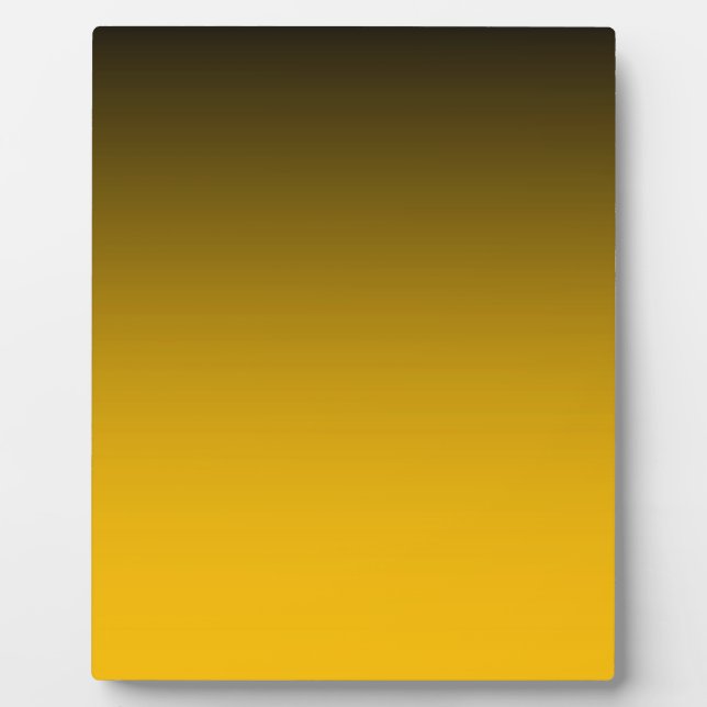 Burnt Orange Two Tone Plaque (Front)