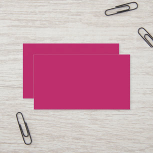 Burnt Pink Business Card