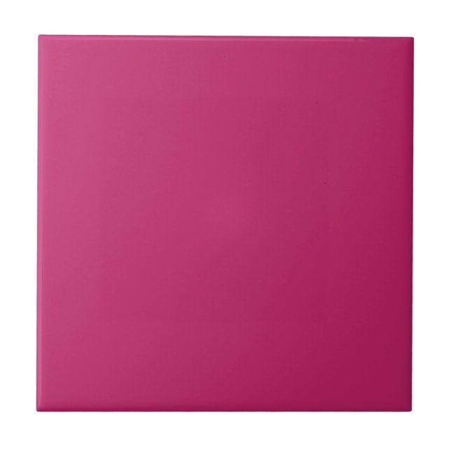 Burnt Pink Ceramic Tile (Front)