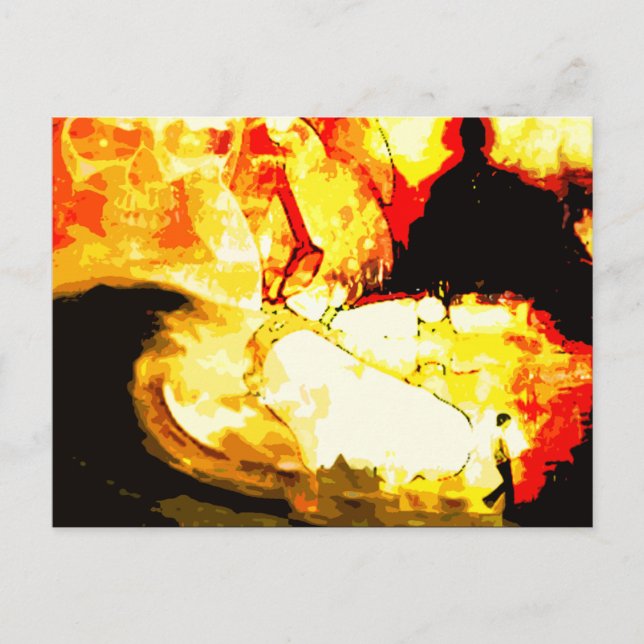 burnt. postcard (Front)