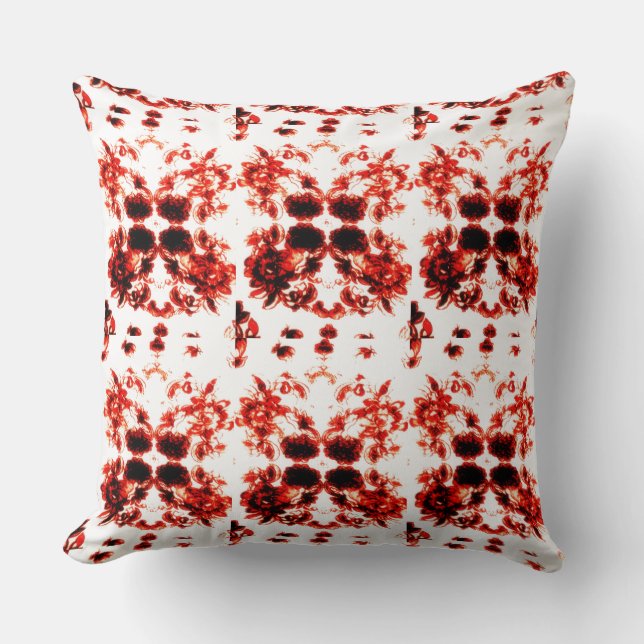 Burnt Red Orange Cushion (Front)