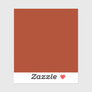Burnt Red - (solid colour)